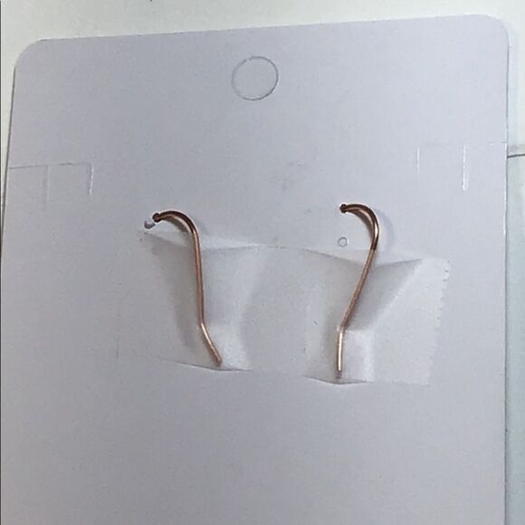 Earrings, Handmade Copper and Silver Earrings, Artisan, Dangle, NEW 3” - Picture 3 of 3